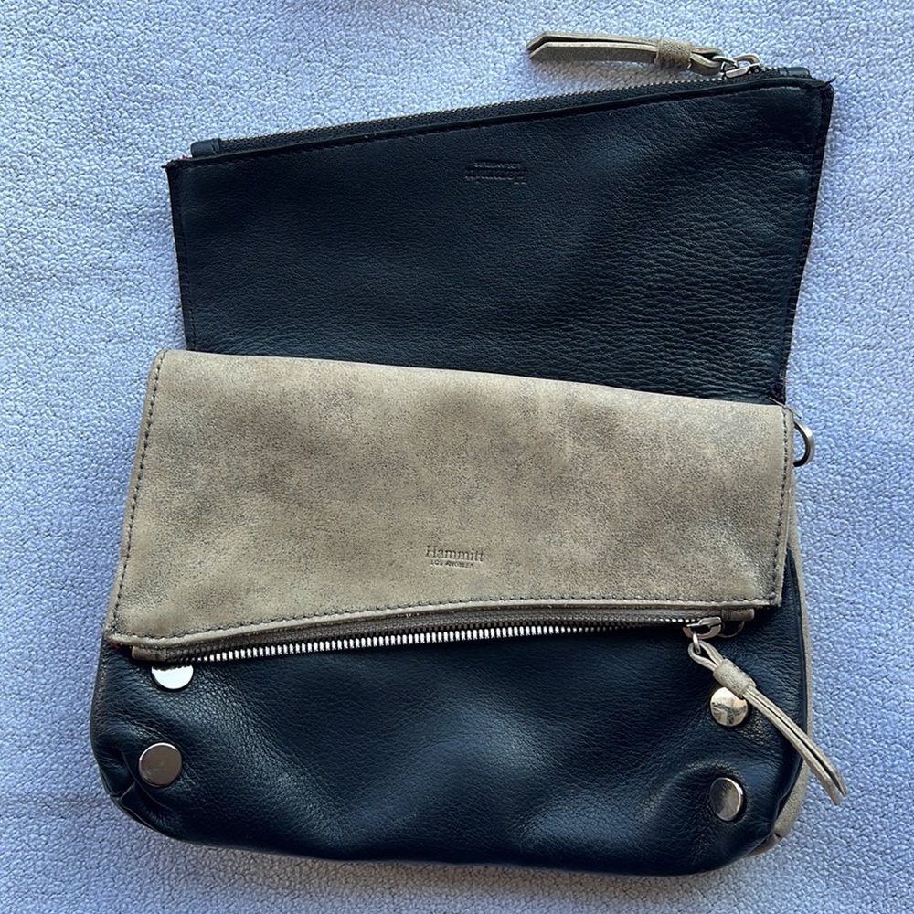 Hammitt Dillon Small Crossbody Purse Black + Gun Metal (6 different looks) - Picture 2 of 12